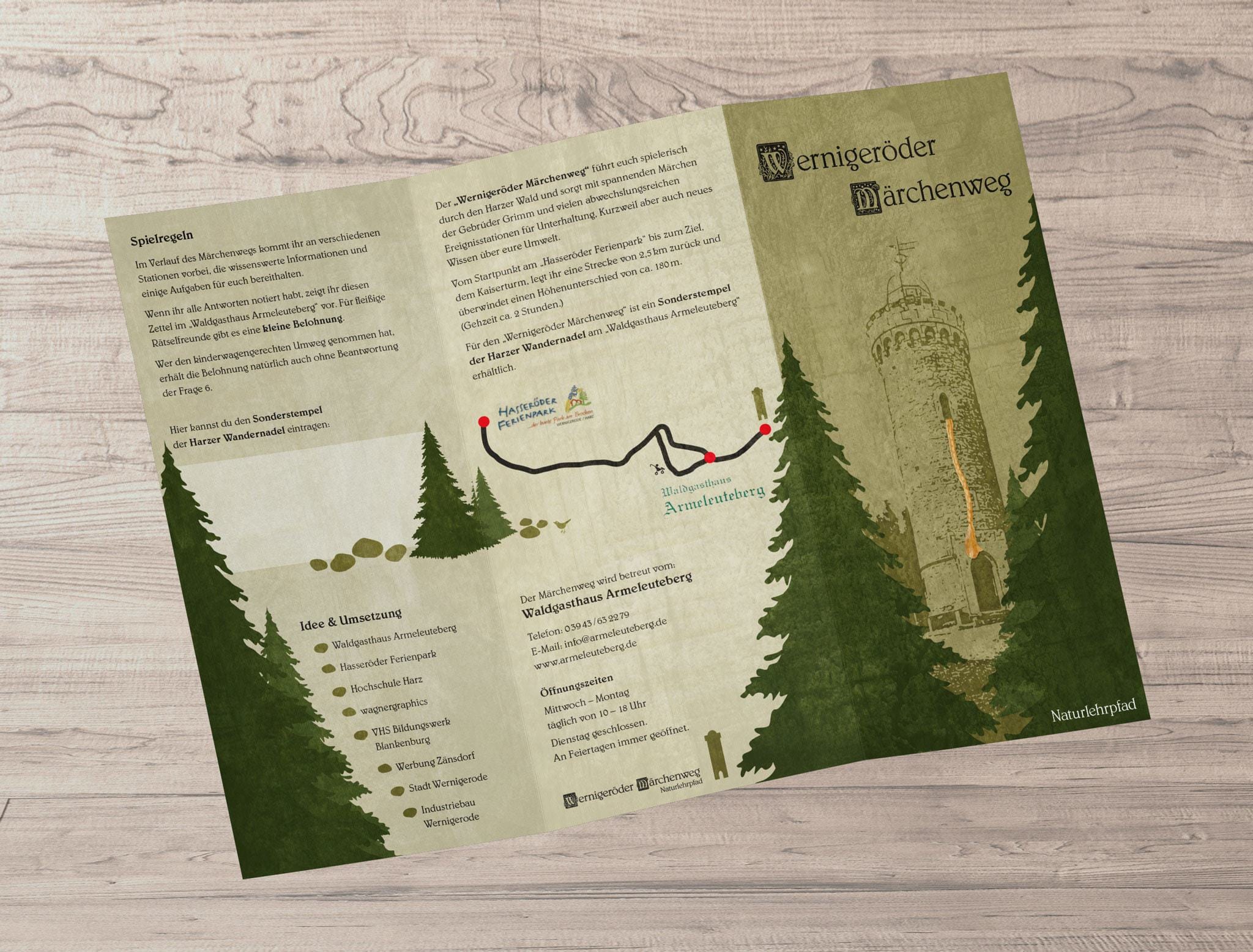 Flyergestaltung | Wernigeröder Märchenweg