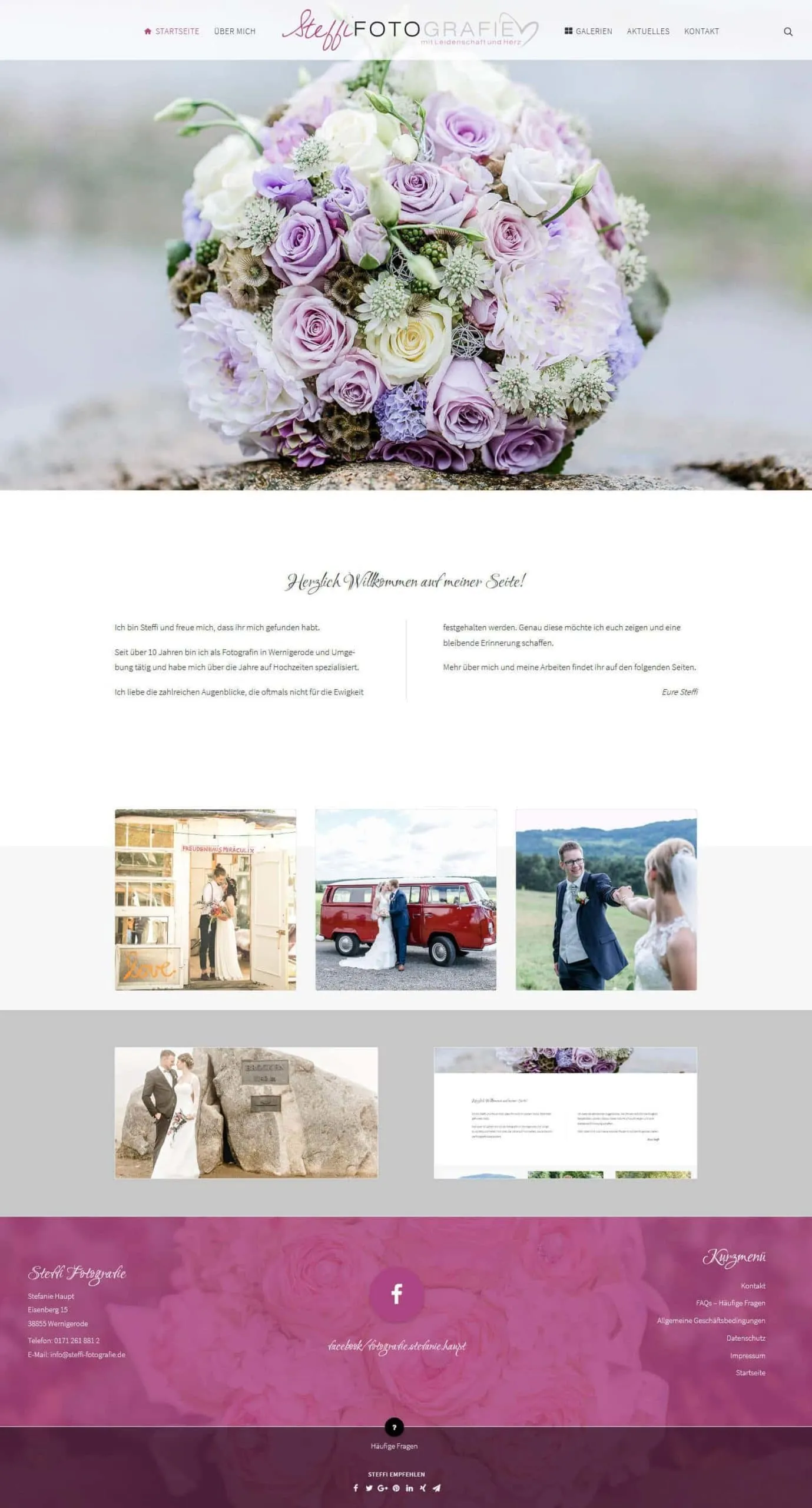 Webdesign | Steffi Fotografie
